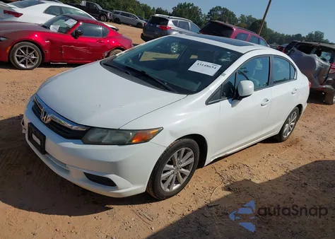2012 Honda Civic Ex-L from USA, damaged, VIN 19XFB2F98CE348422